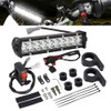 Motoparty Handlebar LED Light Bar Set for KLX110 CRF110 TTR110