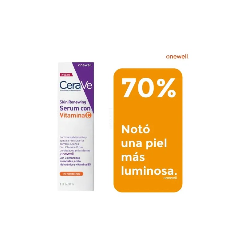Kit Skincare Antioxidante Renovador C/ Vitamina C Cerave 3pc