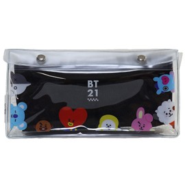 BT21 Clear Pencil Case Up