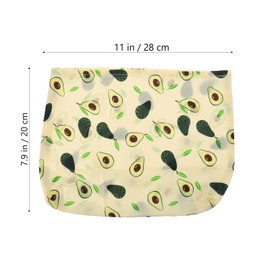 HOMSFOU 1 x Beeswax Storage Bag Mini Food Mini Refrigerators Beeswax Cloth Bag Cheese Container Mini Freezer Cosmetic Bag Cotton Clothing Snack