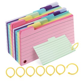 DOITOOL 450Pcs Spiral Notepads and Flash Cards with Binder Rings Multi Colored Memo Pads for Study Learning and Note Taking School Office and Home Random Color