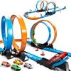 LILYBUDS Toy Car Track Gift Set for Boys Kids Age