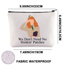 G2TUP Beverly Hills Phyllis Nefler Makeup Bag Phyllis Nefler Fans Gifts We Don't Need No Patches Beverly Hills Zipper Bag (We Don't Need No CA)
