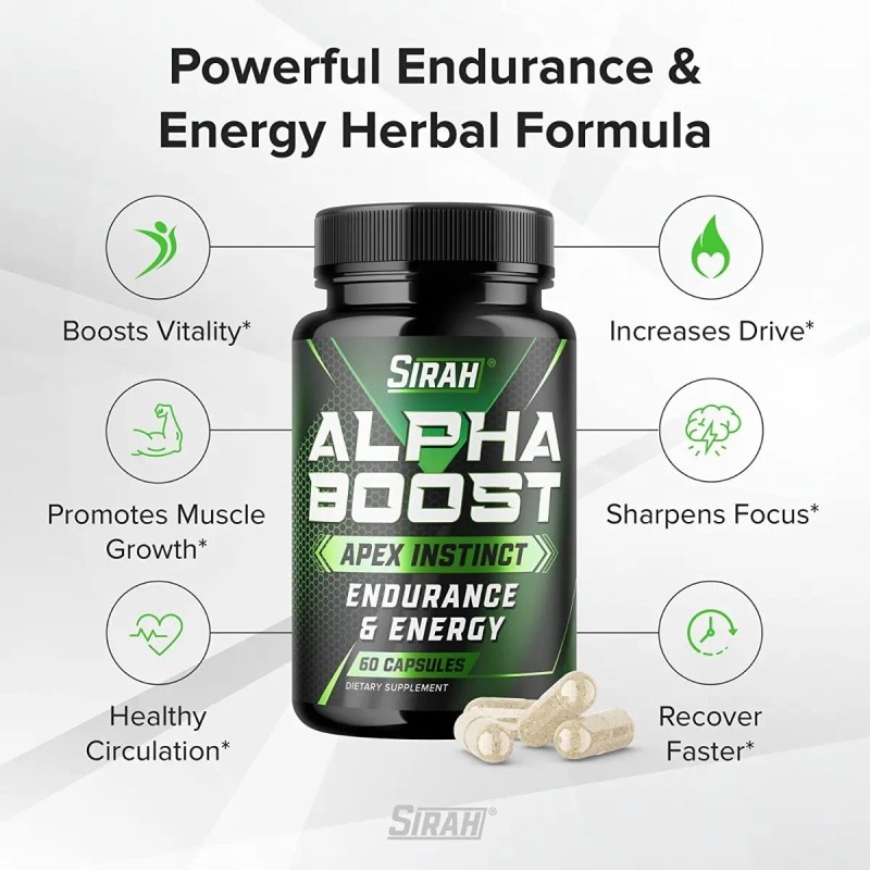 Potenciador Testosterona Natural Cápsulas Hecho