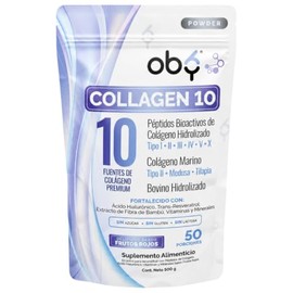 Oby Colágeno Hidrolizado Fuentes Resveratrol Biotina Polvo 500g