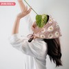 6 Pcs Floral Hair Bandanas, Crochet Daisy Bandanas Triangle Head