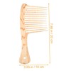 SAFIGLE Wide Toothed Comb Durable Static Hairdressing Tool for Daily