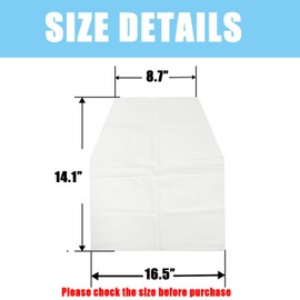 Microscope Dust Cover Compatible with XSP-00, Laboratory Steering Meter Accessories, PVC (14.1"x8.7"x16.5")