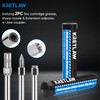 KRETLAW Mini Grease Gun (3000PSI) with Double 3oz Cartridge Grease