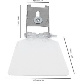 Bench Grinder Eyeshield, 2Pcs 304 Stainless Steel Bench Grinder Eyeshield Small Angle Grinder Tool Grinder Attachment Accessories