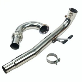3" Exhaust Pipe Downpipe for VW Golf GTI 2.0T MK7 2012-2015 Bolt onSpecification: C138-B028, Model Number: C138-B028