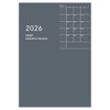 Daigo E8150 2026 Planner, Appointment, Monthly Block, A5, Gray, Starts