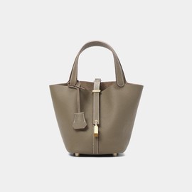 SADI Versatile and stylish, a classic casual handheld picnic basket - style bag for women:_Sakura pink