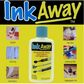 Ink Away- Removes Ink Stains from Fabric and Upholstery ( 2 PACK)