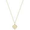 CARISSIMA Gold Women's 9ct Yellow Gold Diamond Cut 'B' Initial