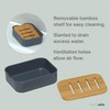 simplywire – Pack of 2 – Plastic Soap Dishes with