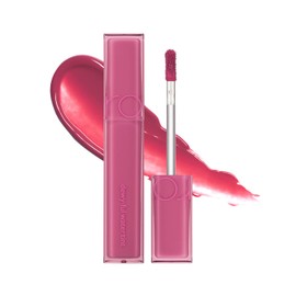 rom&nd DEWY·FUL Water Tint 06 Thulian - K-Beauty Cool Cream Pink Lip Stain for Hydrating Dewy Gloss & Non-Sticky, Long-Lasting Comfort