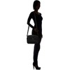 Anello Grande DC GUA0982Z Double Layer Round Shoulder Bag, Black