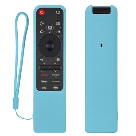 Luminous Green Remote Case for LG MR25GA Magic Remote, Compatible with 2025 LG OLED Smart TV C5 B5 G5 M5 Series Voice Control Shockproof, Washable, Anti-Lost with Lanyard (Glow in Dark Blue)