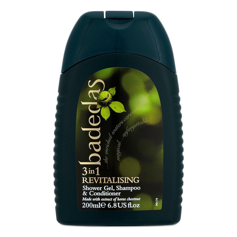 Badedas Badedas Revitalising Shower Gel, Shampoo & Conditioner 200ml (PACK