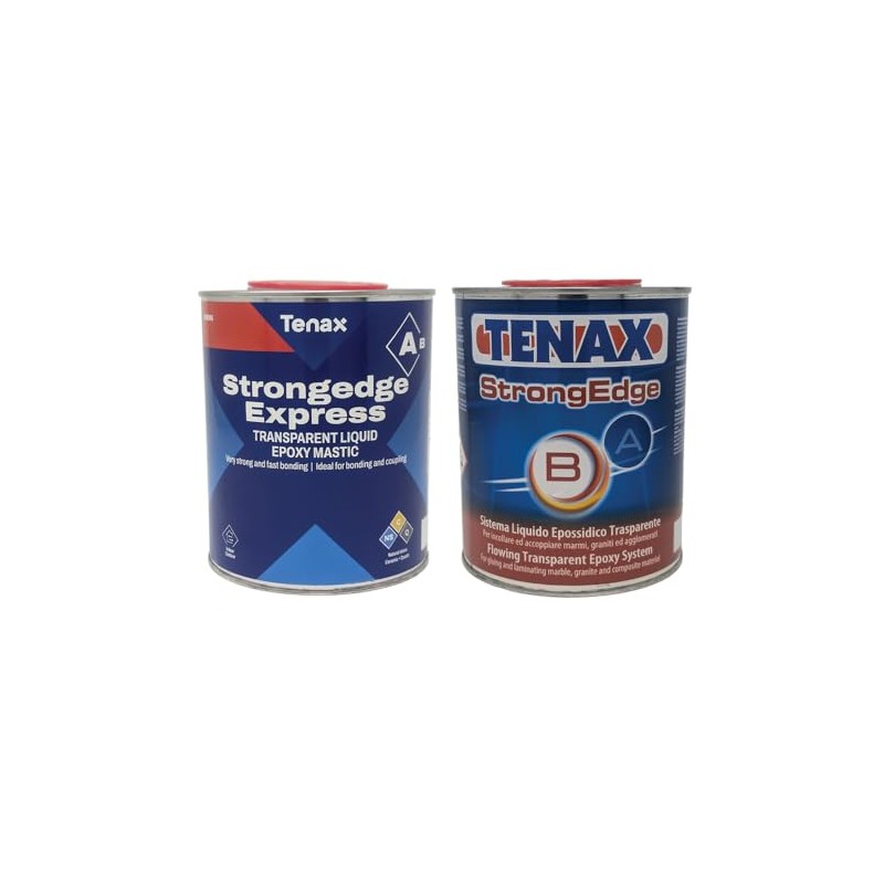 Tenax StrongEdge Express Water Clear Flowing Epoxy - 2:1, 1.5-Quart