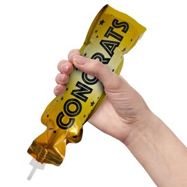 BEST PARTY EVER! Congrats Squeeze Popper 2 Pack (10 Confetti Poppers)