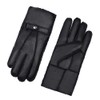 Men Shearling Gloves Winter Leather Gloves Shearling Sheepskin Gloves with