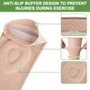 NIKISHAP 1 Pair Gel Knee Pads for Figure Skating &