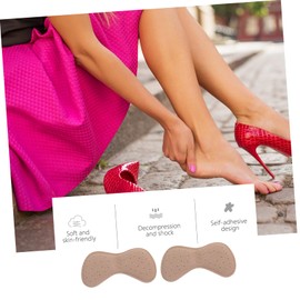 KOMBIUDA 6pcs Heel Protector Tapes for Women Durable Anti-wear Foot Patches Slim Design for Comfort for Work Shoes High Heels Prevention