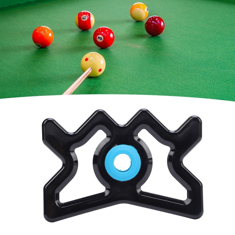 Fockety Pool Billiard Cue Bridge Head, Sturdy Plastic Custom Height