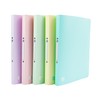 Oxford 5 Pack Flexible A4 Pastel Ring Binders, 20mm Flexi