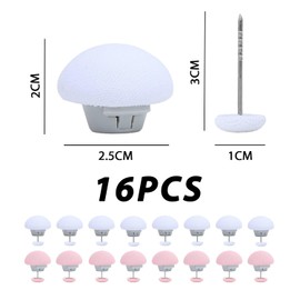 COACOM Pack of 12 Mushroom Duvet Clips That Can Be Used to Fix Duvet Clips, Quilt Fixing Scissors, Fixing the Position of Duvets and Sheets (Pink, White)