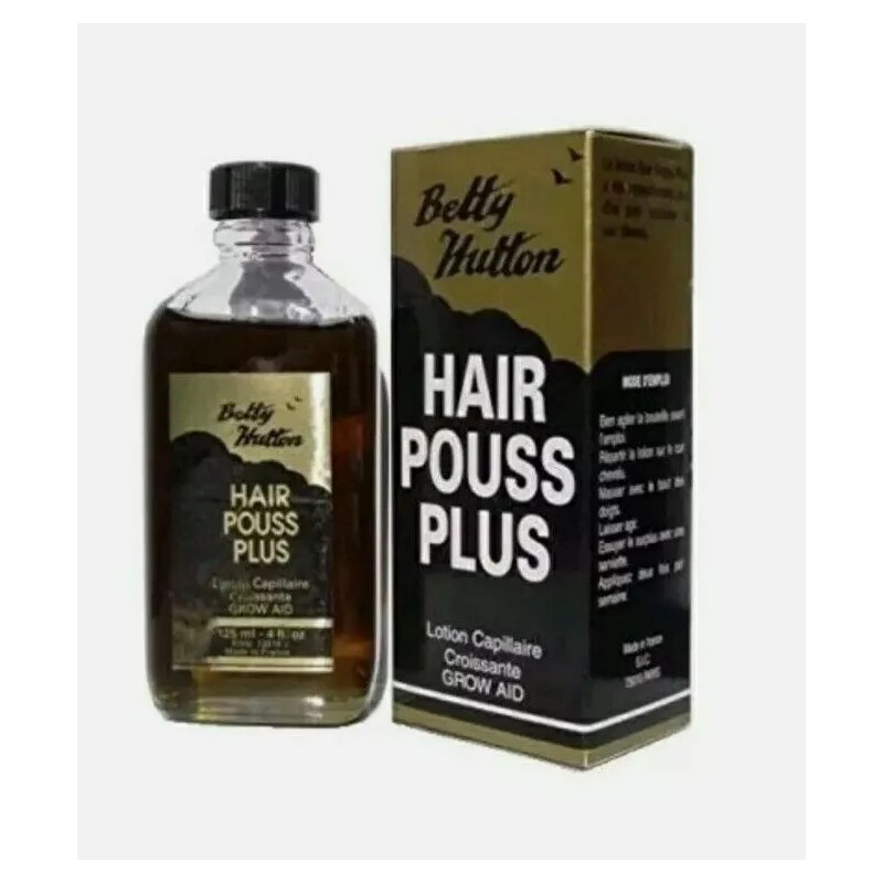 Betty Hutton Hair Pouss Plus Lotion Capillaire Grow Aid 4