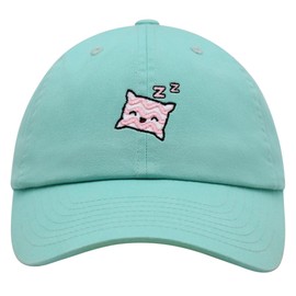 JPAK Pillow Premium Dad Hat Embroidered Cotton Baseball Cap Sleep Matress Mint