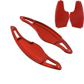 sumaikeji Aluminum Alloy Steering Wheel Shift Paddle Extension Sticker Car Accessories for Hyundai Sonata 2015-2019(red)