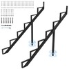 Toriexon Steel Stair Step Riser 6-Step, Metal Stair Stringer with