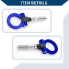 Hihaha Tow Hook/Universal Car Front Bumper Towing Hook/Durable Metal Rotary