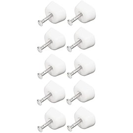 cyclingcolors 10 x Shelf Supports with Nails Glass Shelf Support Plastic Shelf Support Round Shelf Bracket Shelf Support Shelf Pins Furniture Accessories