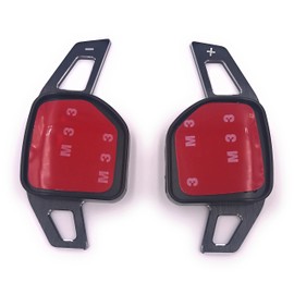 H-Customs Shift Paddle Extension Shift Paddle Aluminium Black Type A Compatible with A3 S3 RS3 (2013+) A4 S4 RS4 (2012+) A5 S5 RS5 (2012+)