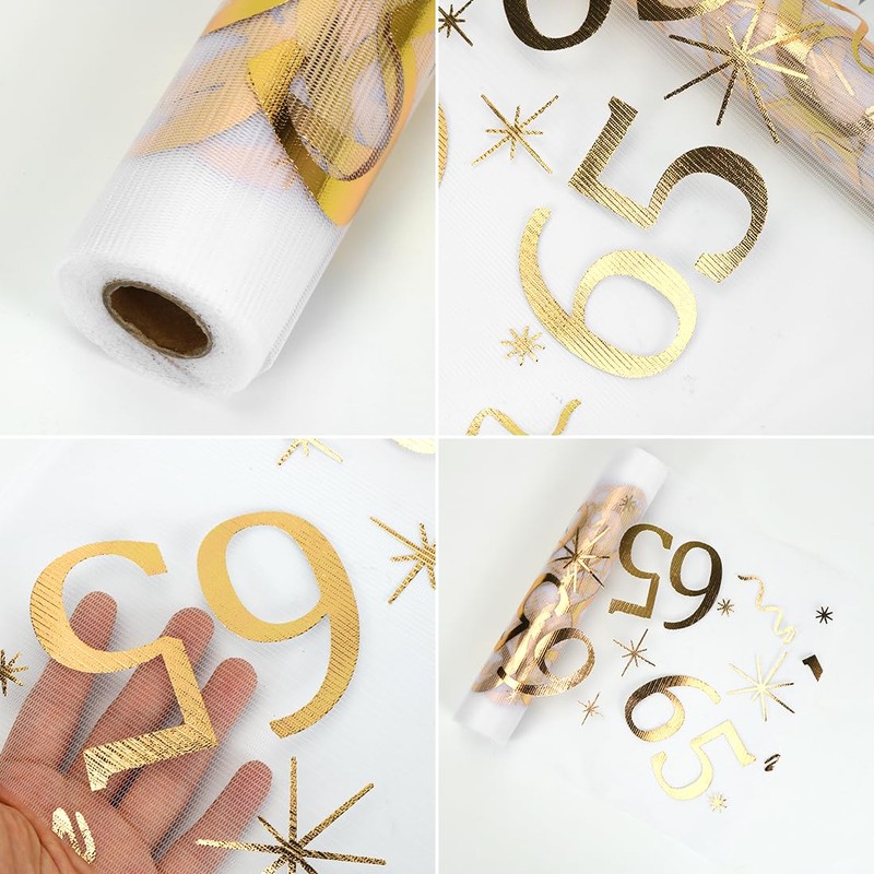 Gold Table Decoration, Birthday Decoration, Table Runner, Table Runner for