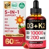 Venture Pal 5-in-1 Vitamin D3 10000 IU & K2 as