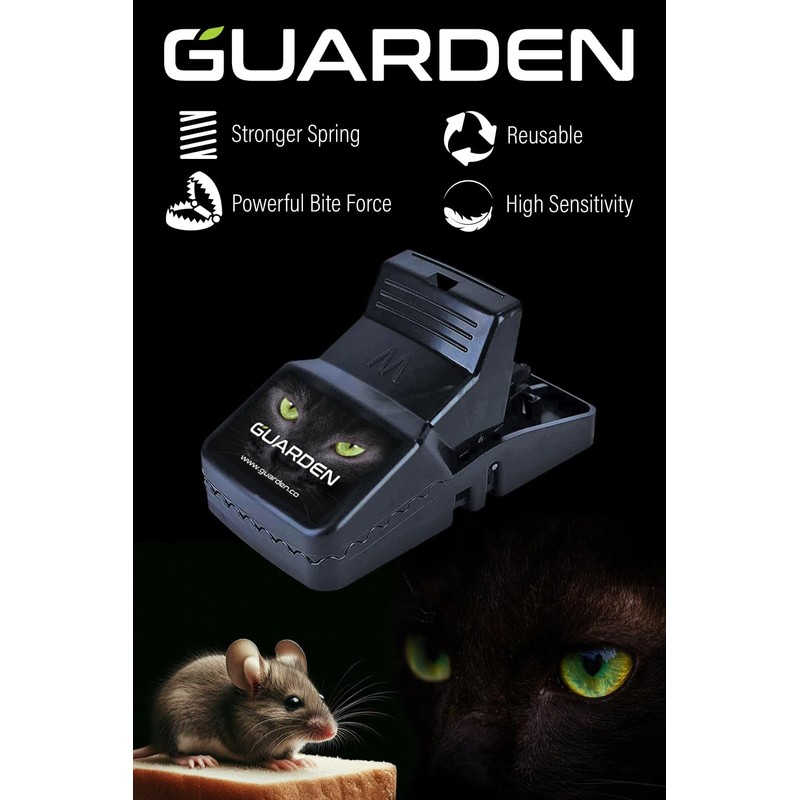 Mouse Traps Indoor (6 Pack) Catch Rats, Mice, and Voles