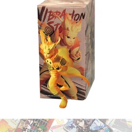 Namikaze Minat o III: 14cm Vibration Stars Statue Figurine Bundled with 1 A.C.G. Compatible Theme Trading Card (28555)