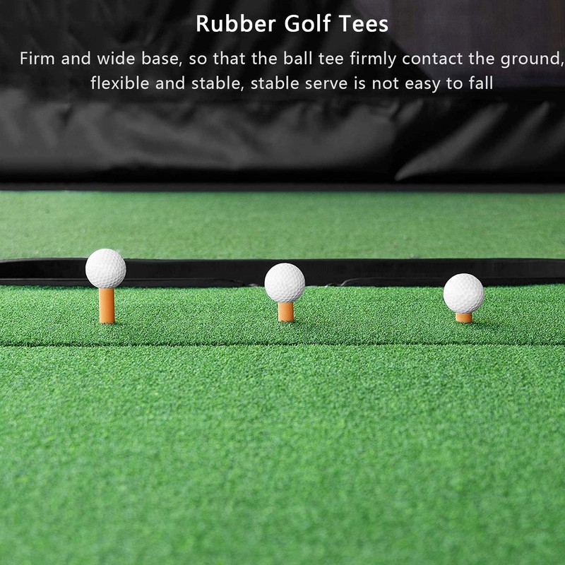 Rubber Golf Tees, Durable Golf Trainer Aid Tool, Driving Range