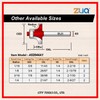 ZUQ 1/4" Radius Round Over Router bit, Precision Carbide Tipped
