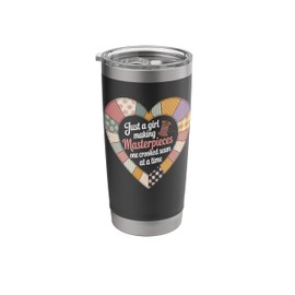 Quilting And Knitting Design Sewing for Quilter Sewer Stainless Steel Insulated Tumbler