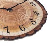 Rustic Wooden Wall Clock 12 Inch Silent Non Ticking Wall