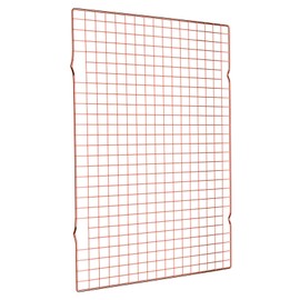 BRIOUT Cooling Rack for Baking, 16x10 Inches Baking Rack, Thick Wire Cookie Rack for Cooking, Roasting, Grilling, Drying, Oven Safe, Fits Half Sheet Pan, Rose Gold