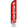 Payday Loans Windless Swooper Feather Banner Flag Sign