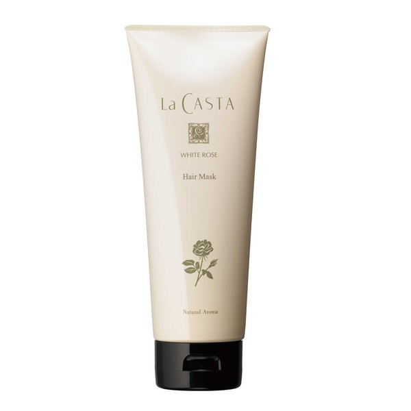 La Casta White Rose Hair Mask (Hair Treatment) (Fresh Rose Scent) for Moisturizing Hair to the Ends of Drying